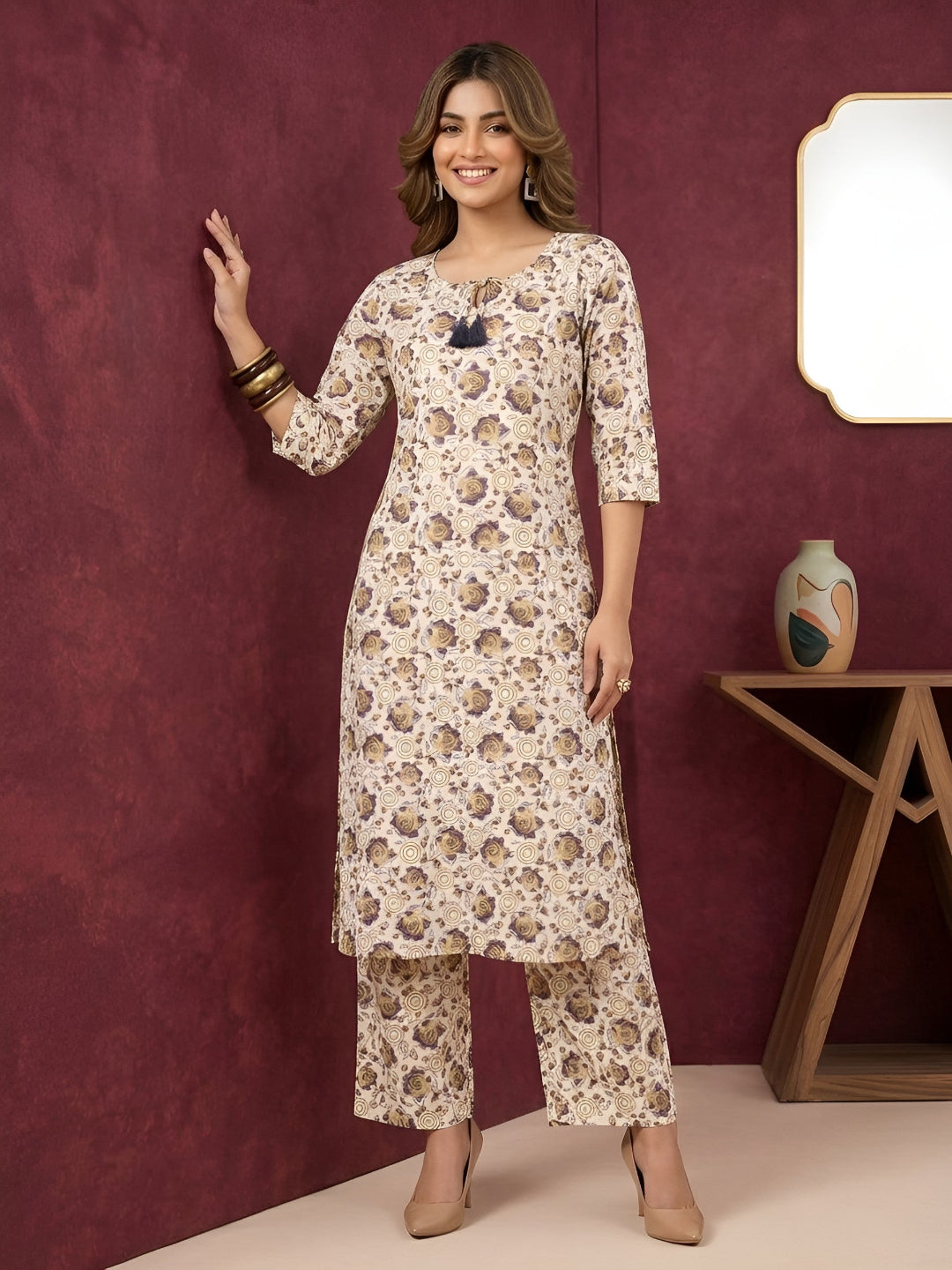 Printed Kurta Set