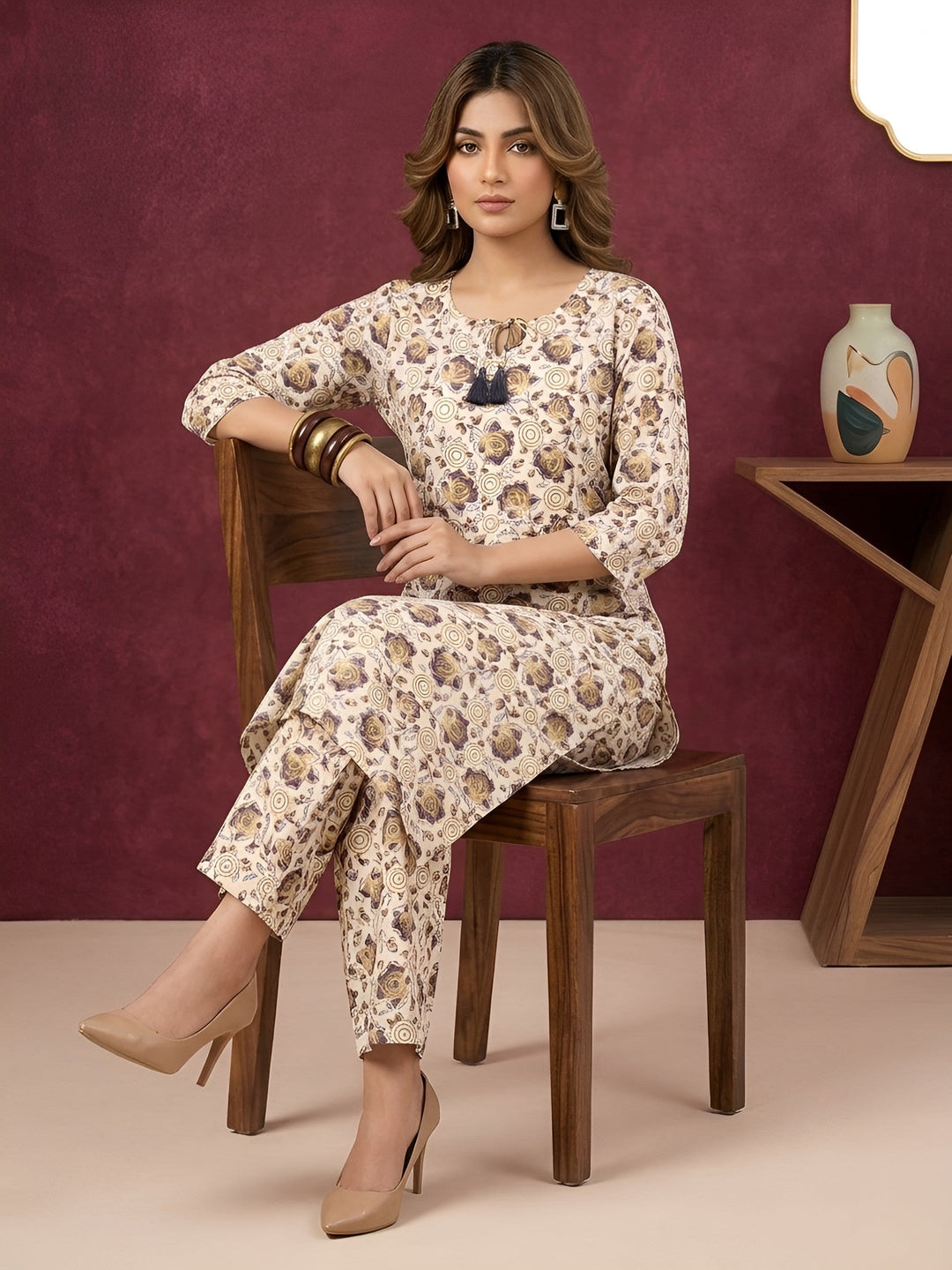 Printed Kurta Set