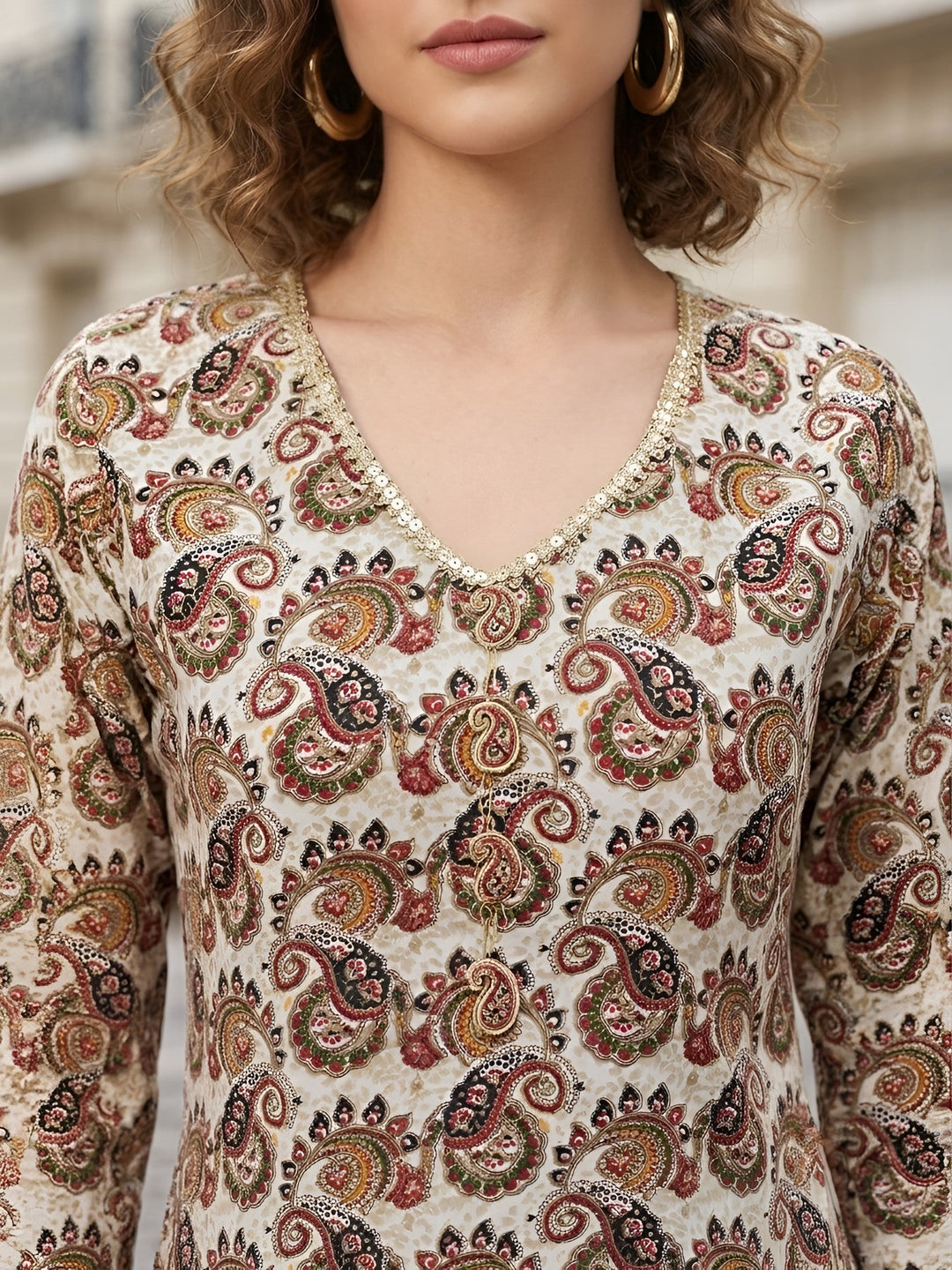 Printed Kurta Set