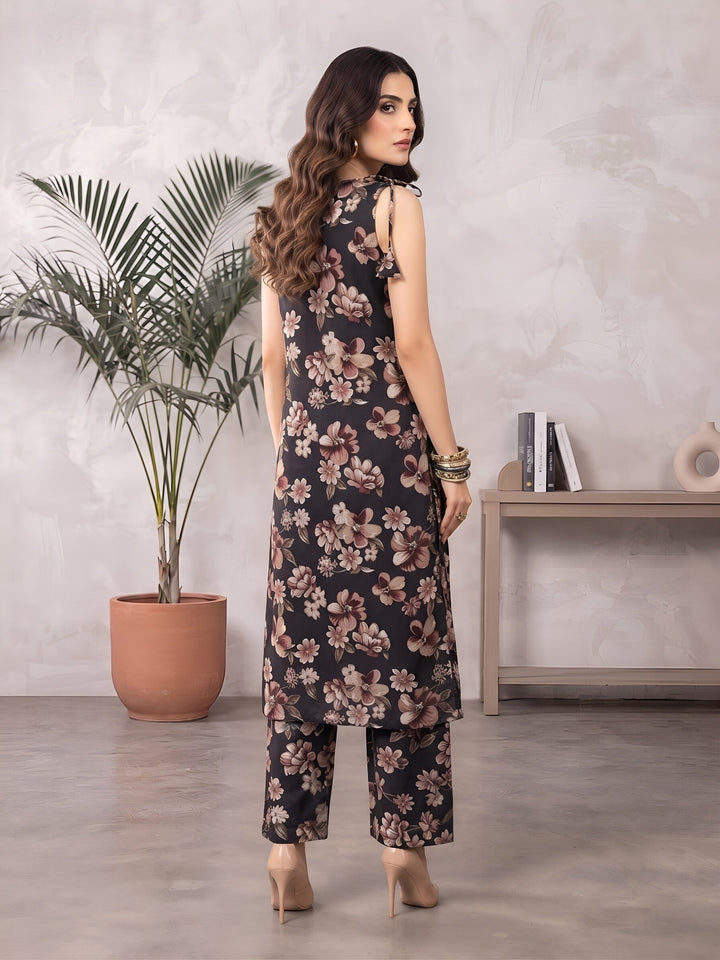 Printed Straight Kurta With Palazzo Set