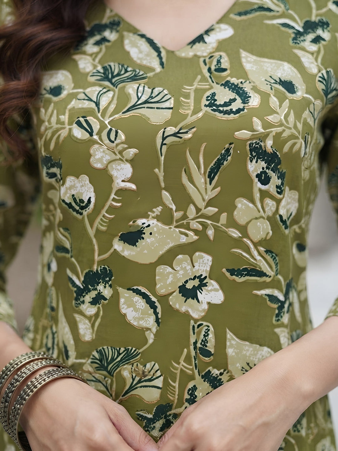 Printed Straight Kurta Set With Dupatta