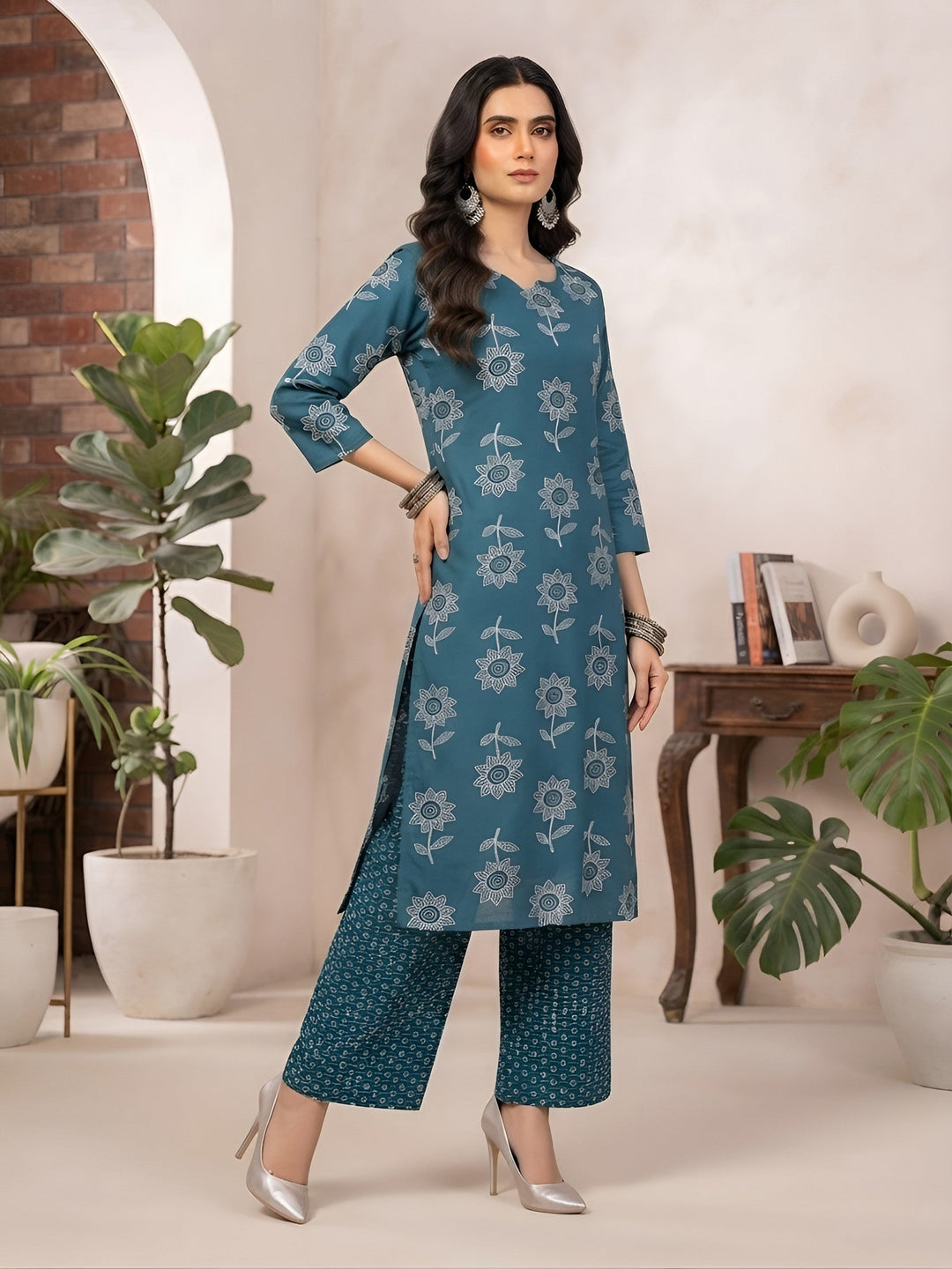 Printed Kurta Set