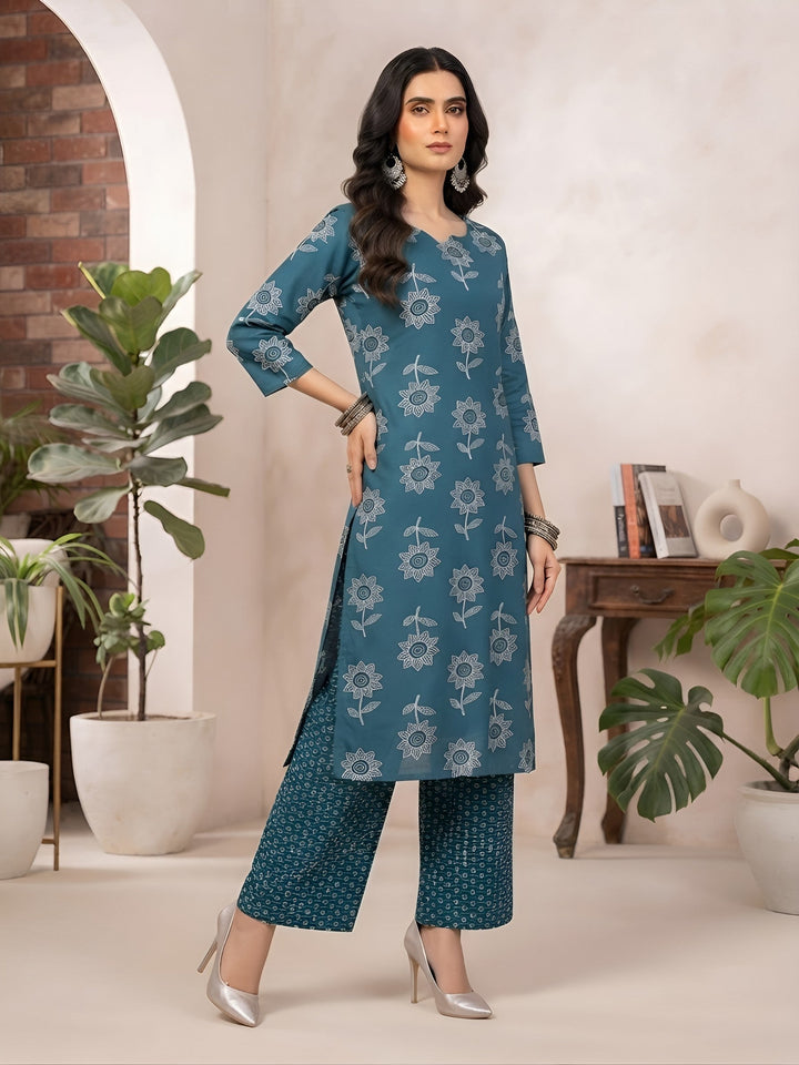 Printed Kurta Set