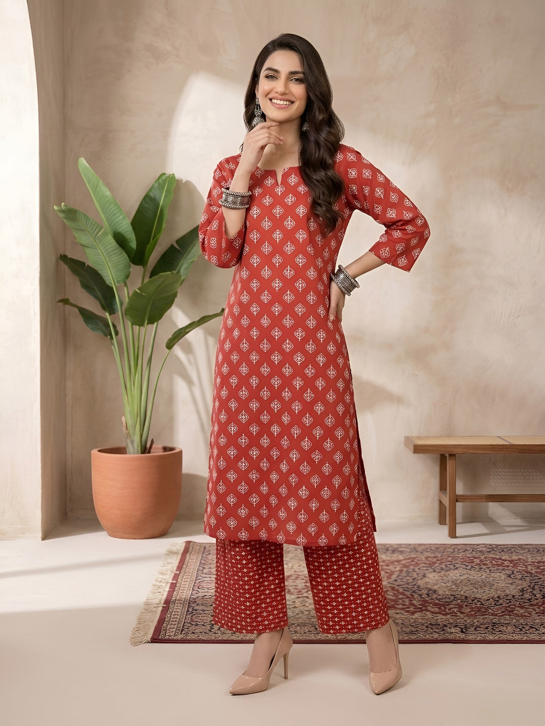 Printed Kurta Set