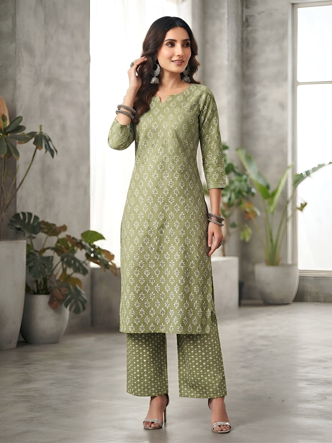 Printed Kurta Set
