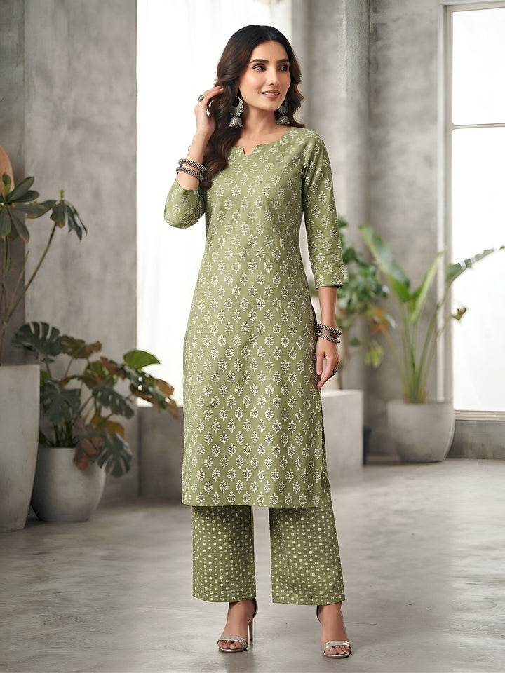 Printed Kurta Set