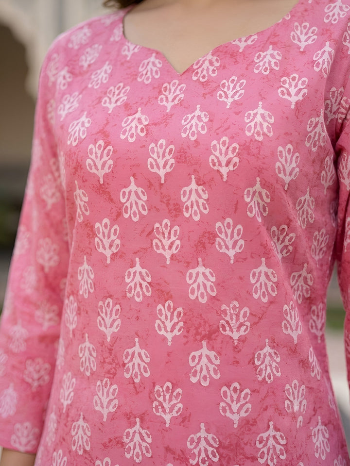 Printed Straight Kurta Set