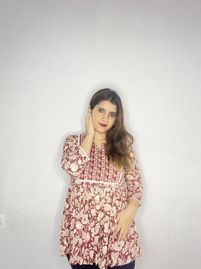 Cotton Printed Top