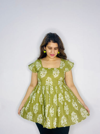 Cotton Printed Top