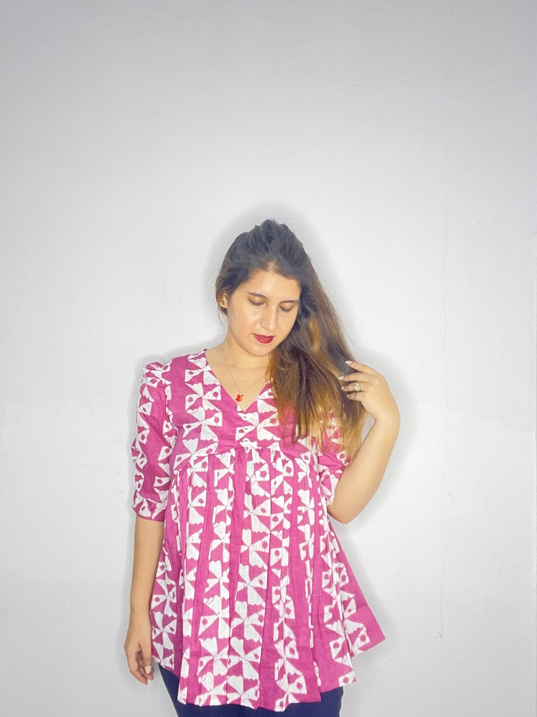 Cotton Printed Top
