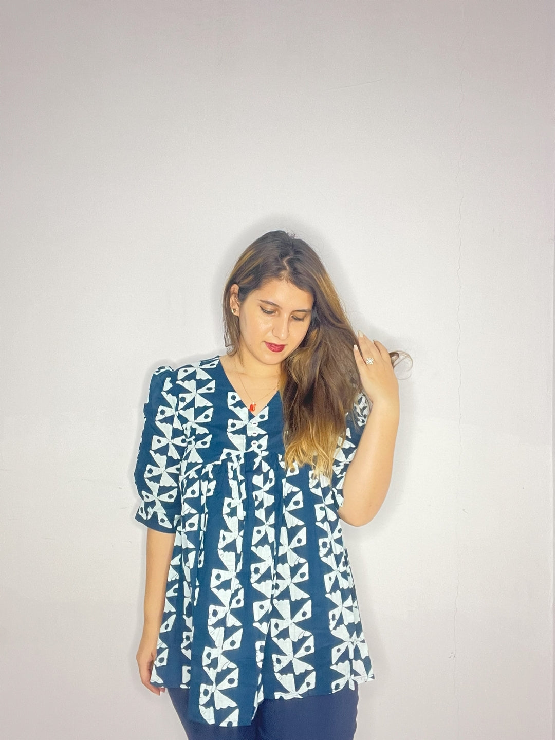 Cotton Printed Top