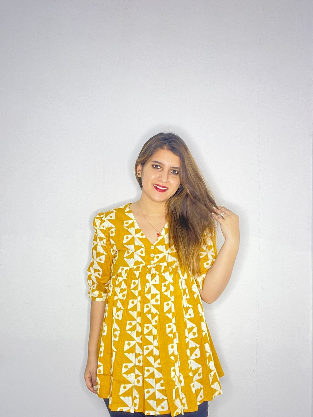 Cotton Printed Top