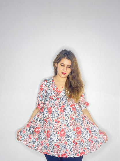 Cotton Printed Top