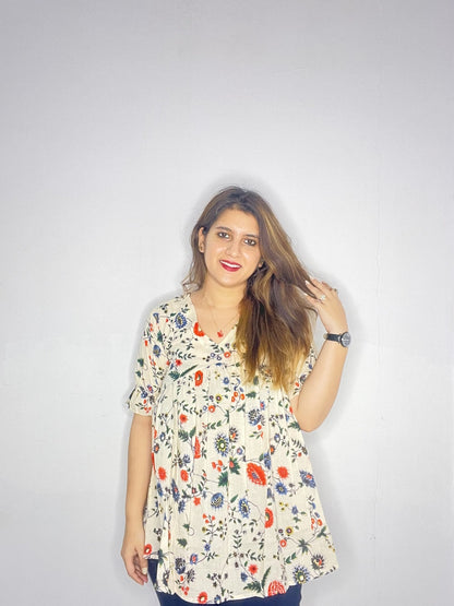Cotton Printed Top