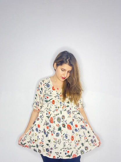 Cotton Printed Top