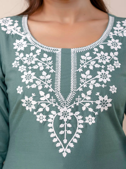 Rayon Hip Length Round Neck A-Line Top (Preorder)