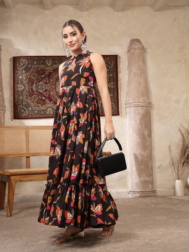 Cotton Printed Flared Kurta