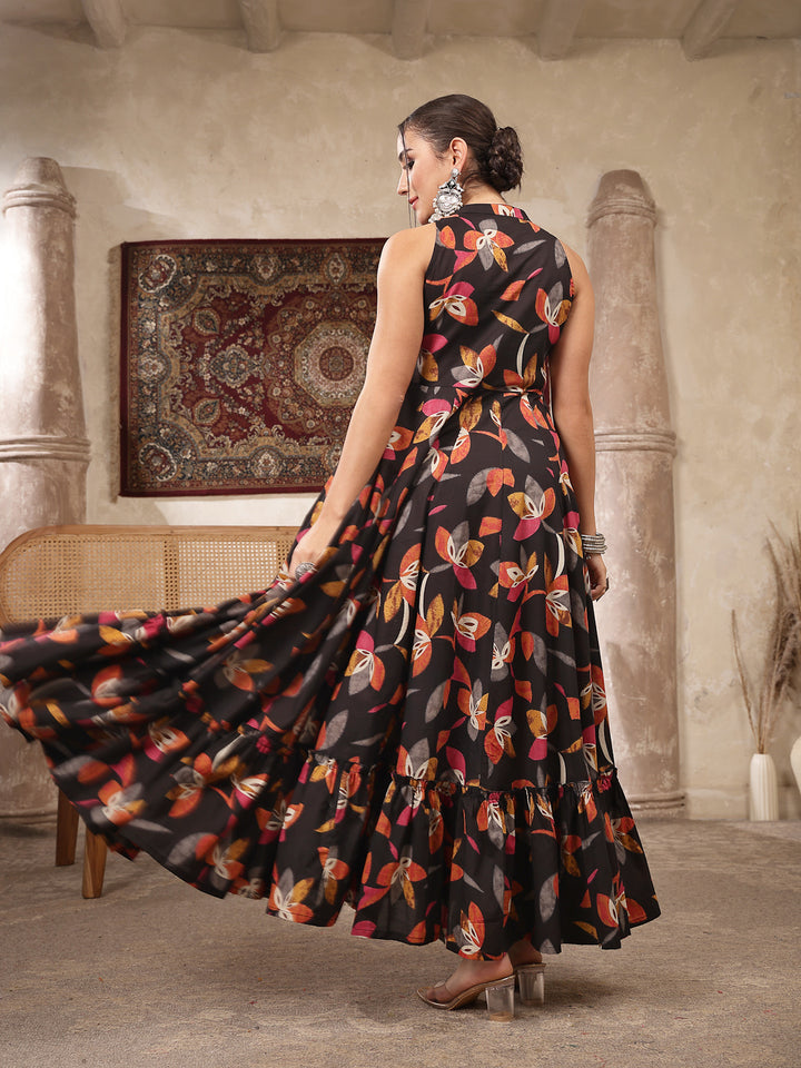 Cotton Printed Flared Kurta