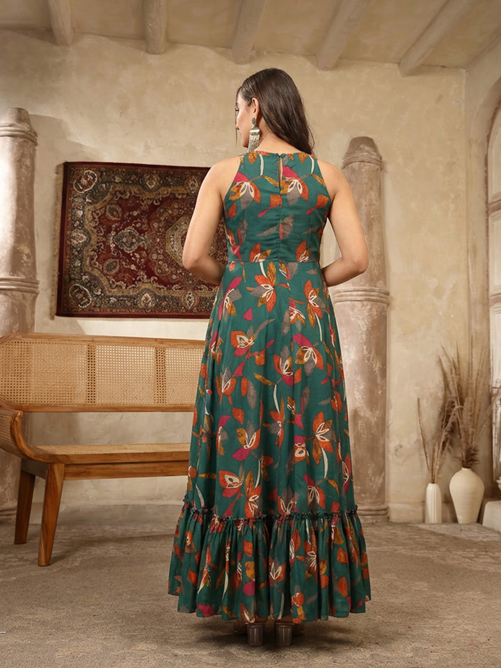Cotton Printed Flared Kurta