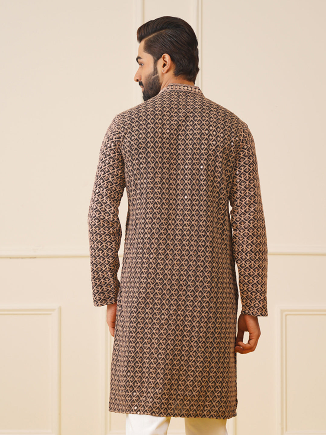 Sequin Embroidered Pure Cotton Kurtas