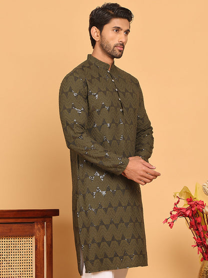 Sequin & Embroidered Kurtas
