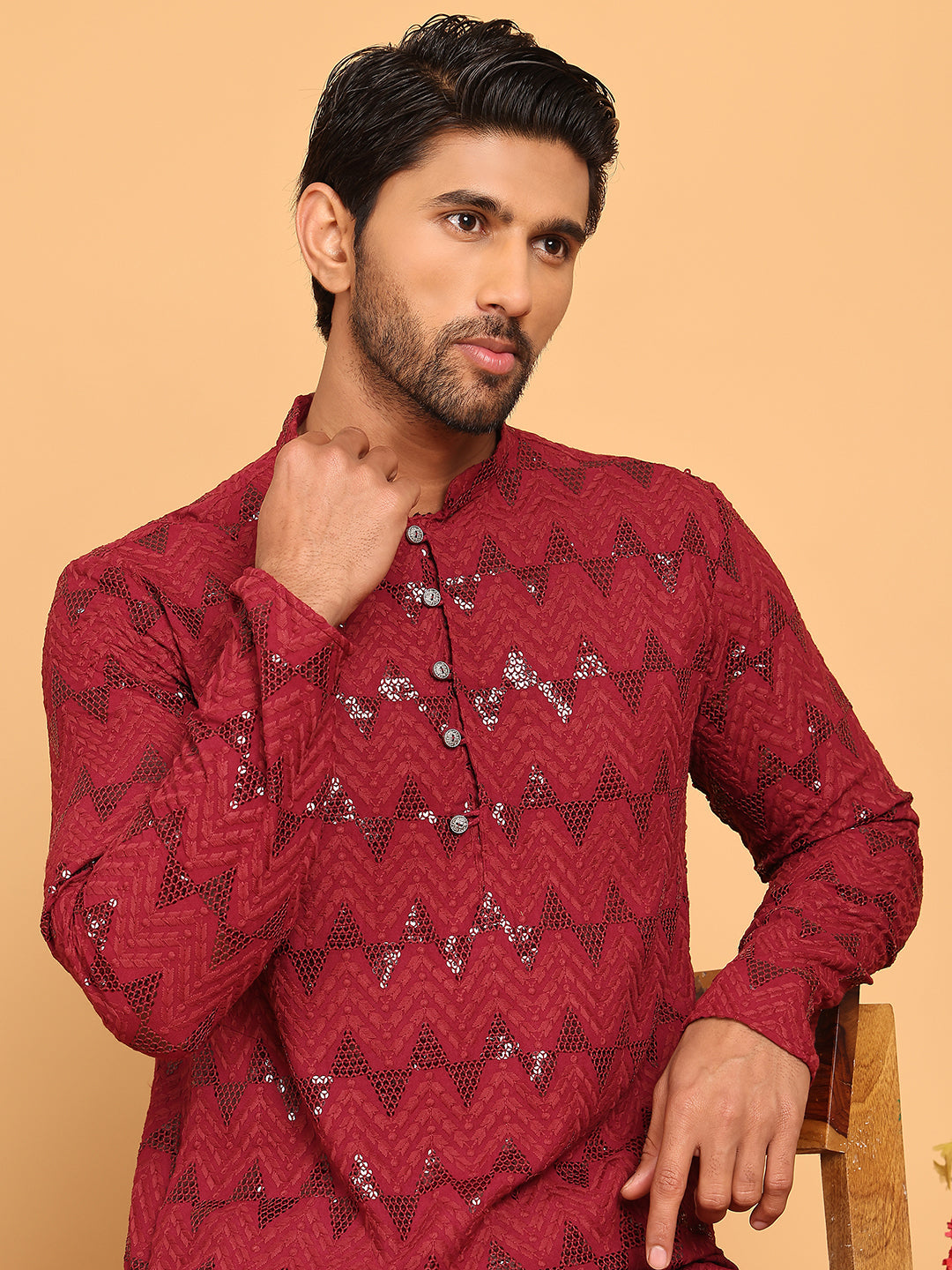 Sequin & Embroidered Kurtas