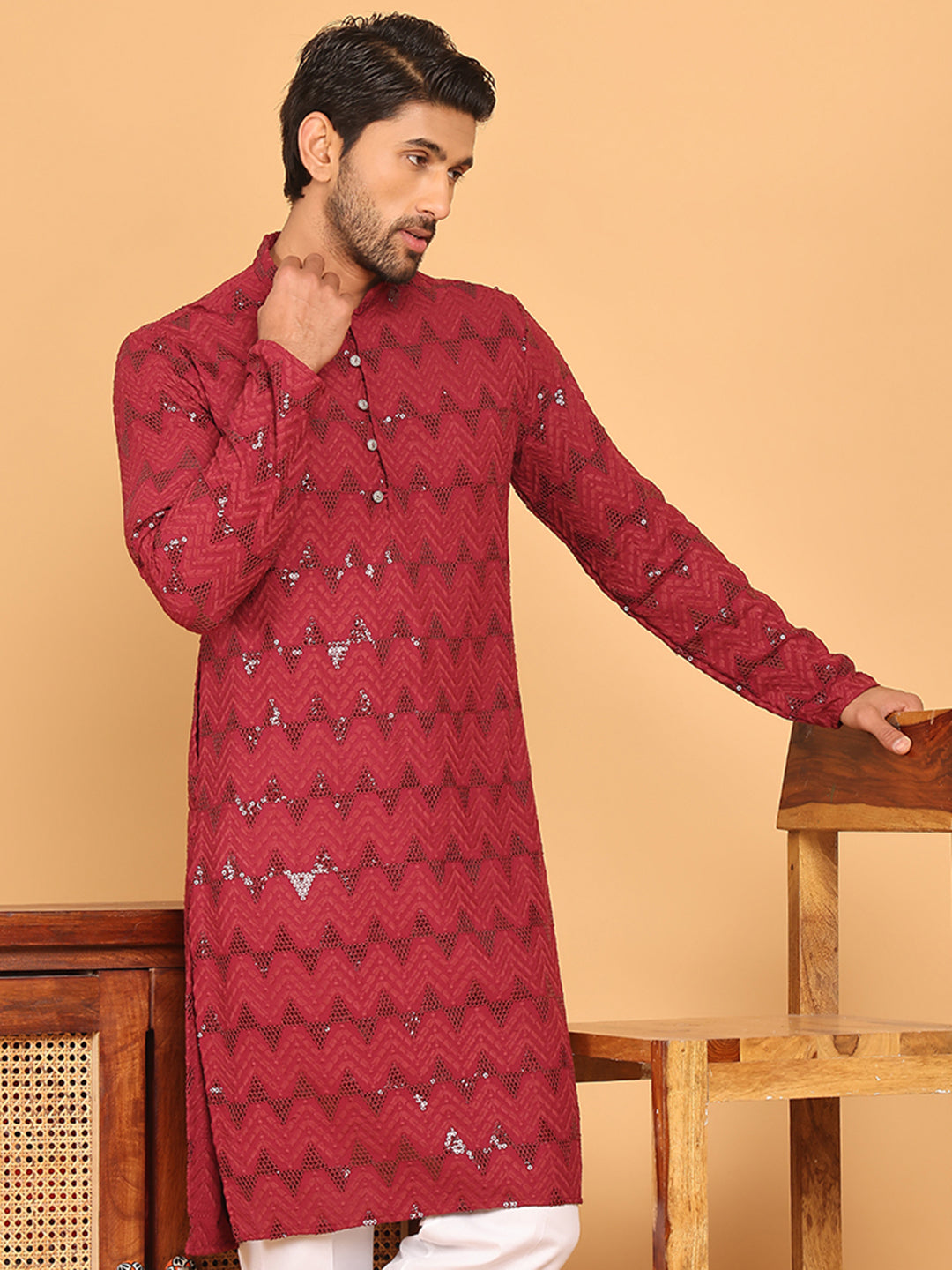 Sequin & Embroidered Kurtas