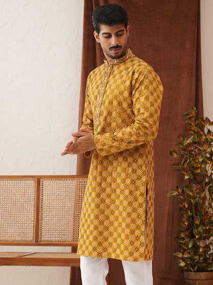 Embroidered Kurtas For Men