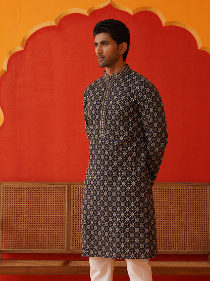 Embroidered Kurtas For Men