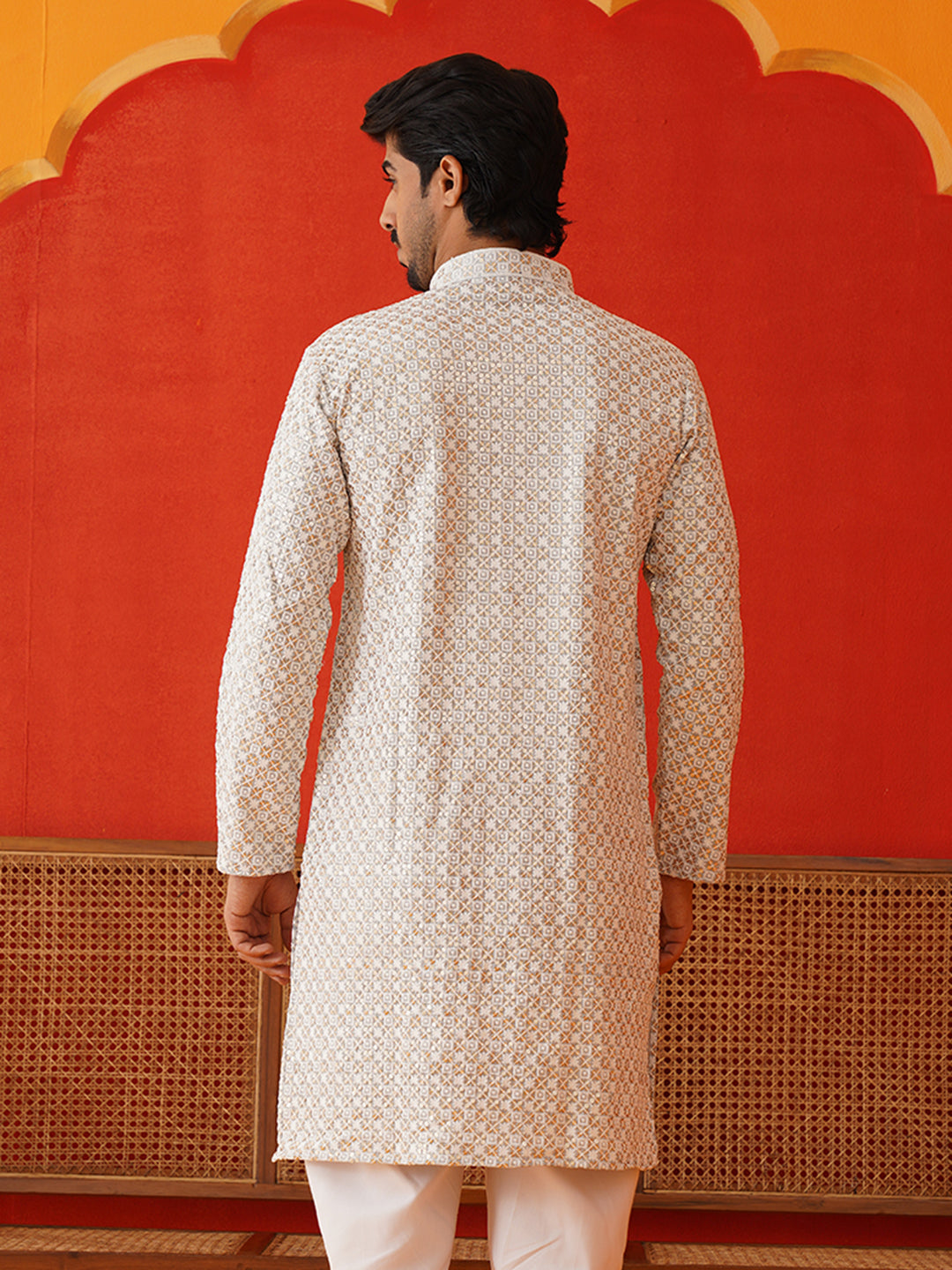 Sequins & Embroidered Kurtas For Men