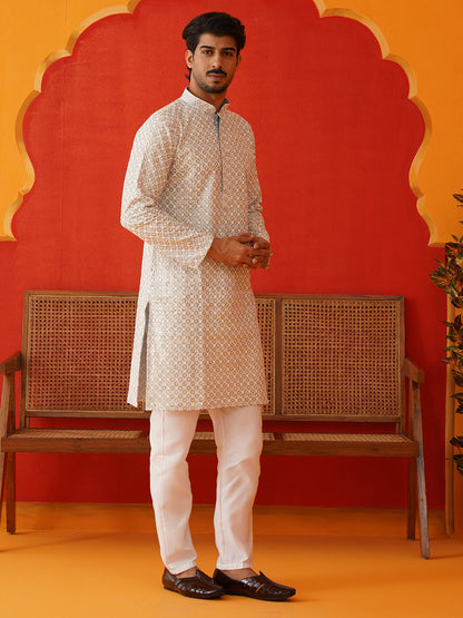 Sequins & Embroidered Kurtas For Men
