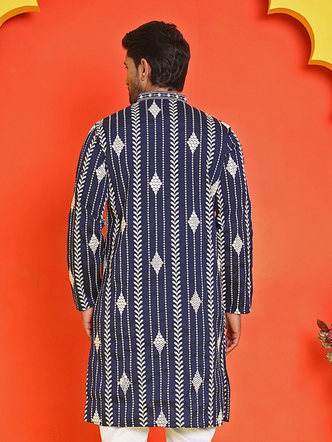 Embroidery And Mirror Work Straight Kurtas.