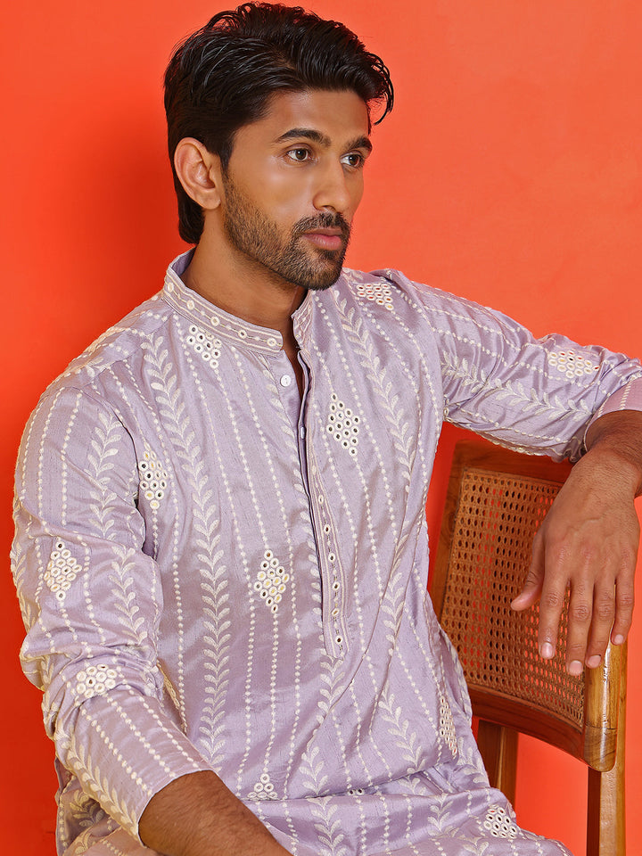 Embroidery And Mirror Work Straight Kurtas.