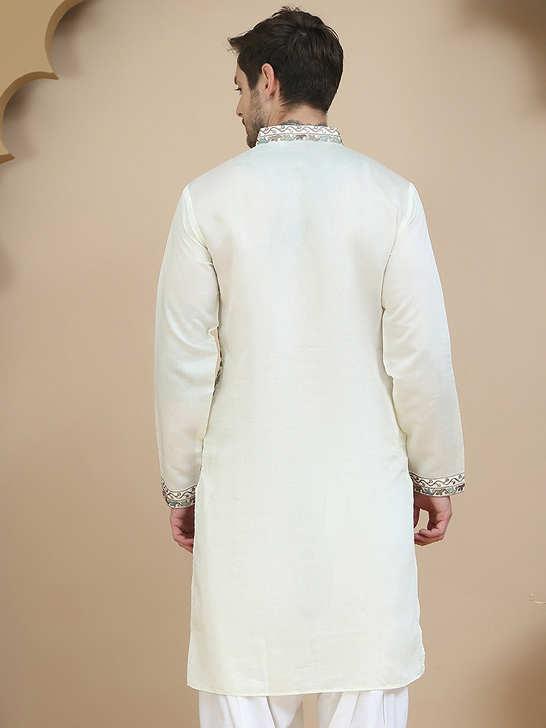 Floral Embroidered Straight Kurtas