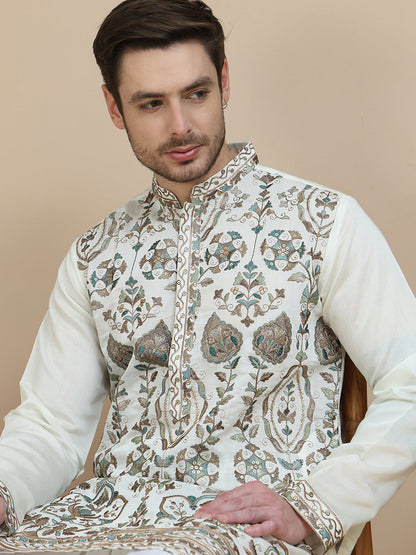 Floral Embroidered Straight Kurtas
