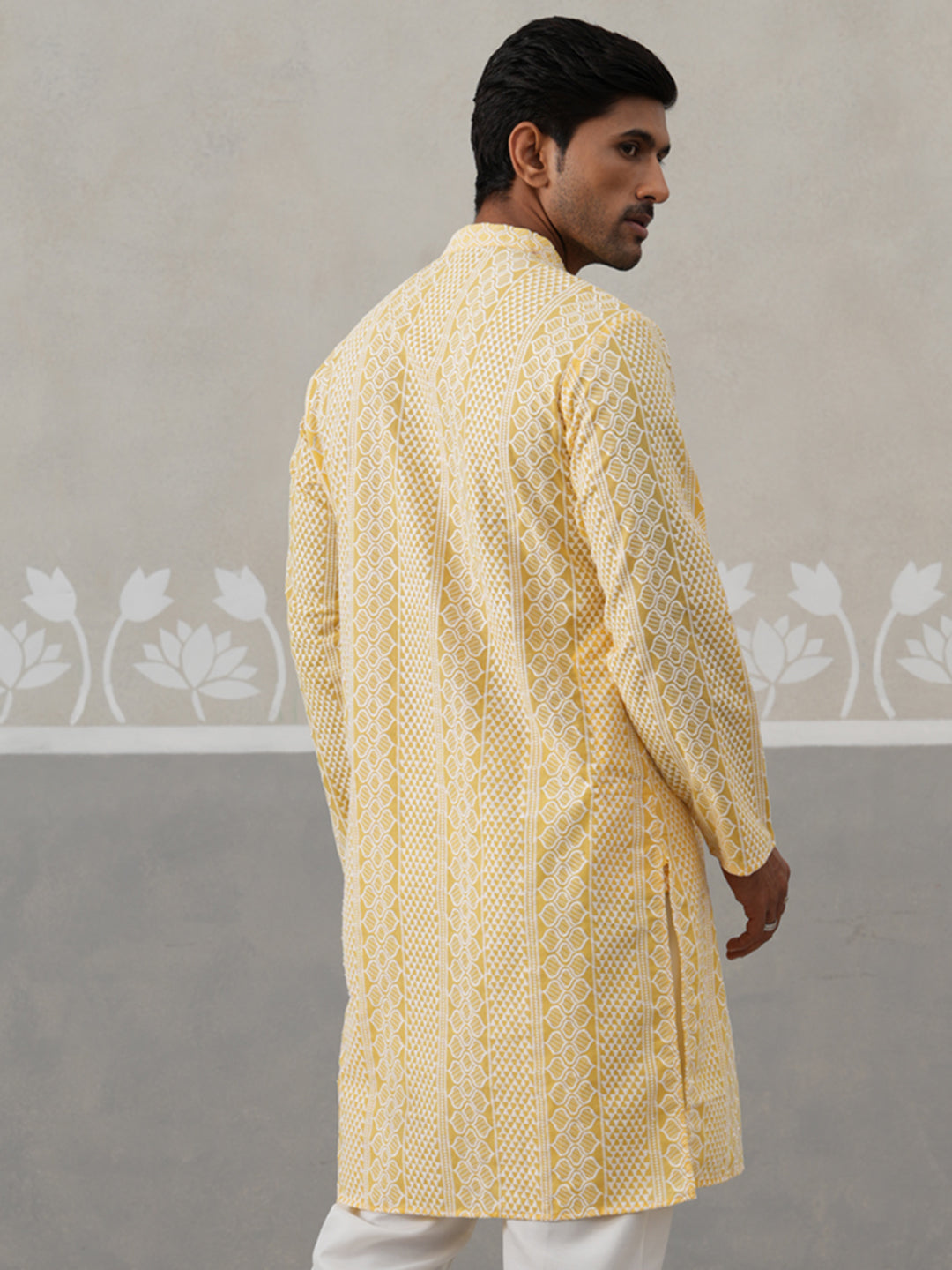 Embroidered Cotton Kurta