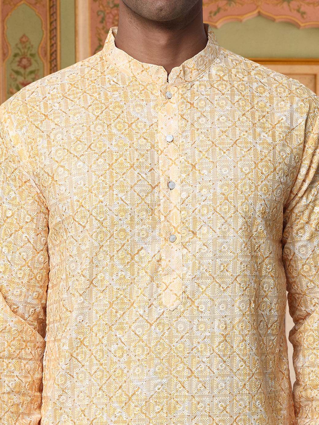 Printed And Emrbroidered Kurta