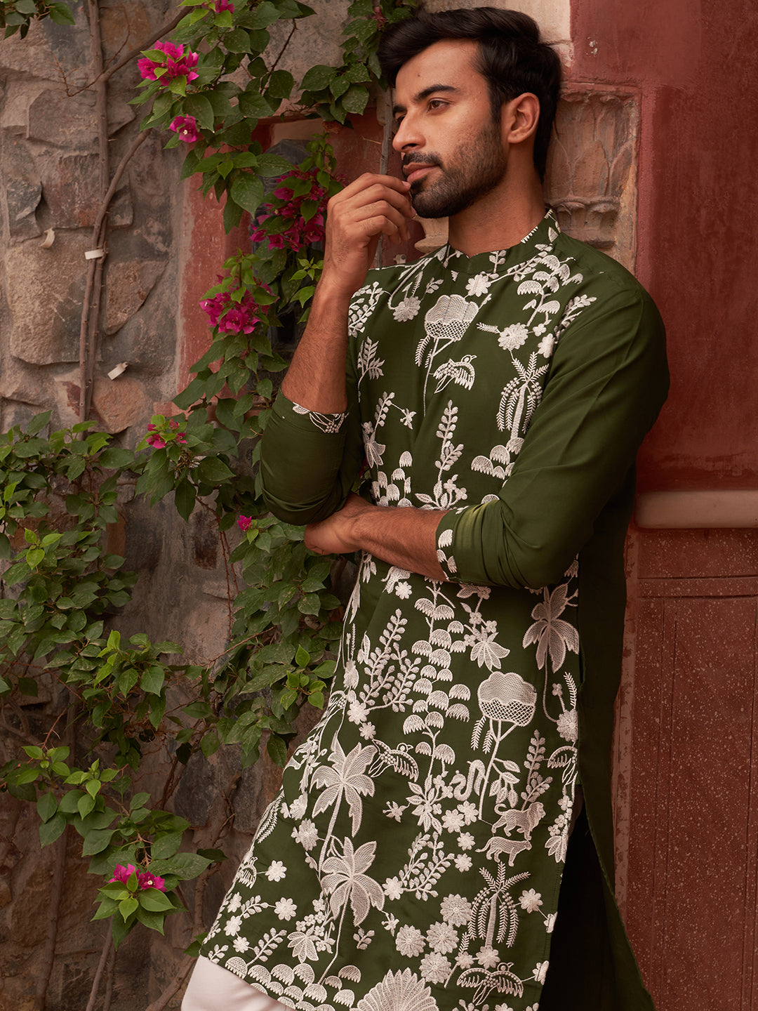Embroidered Straight Kurtas.