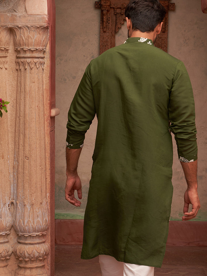 Embroidered Straight Kurtas.