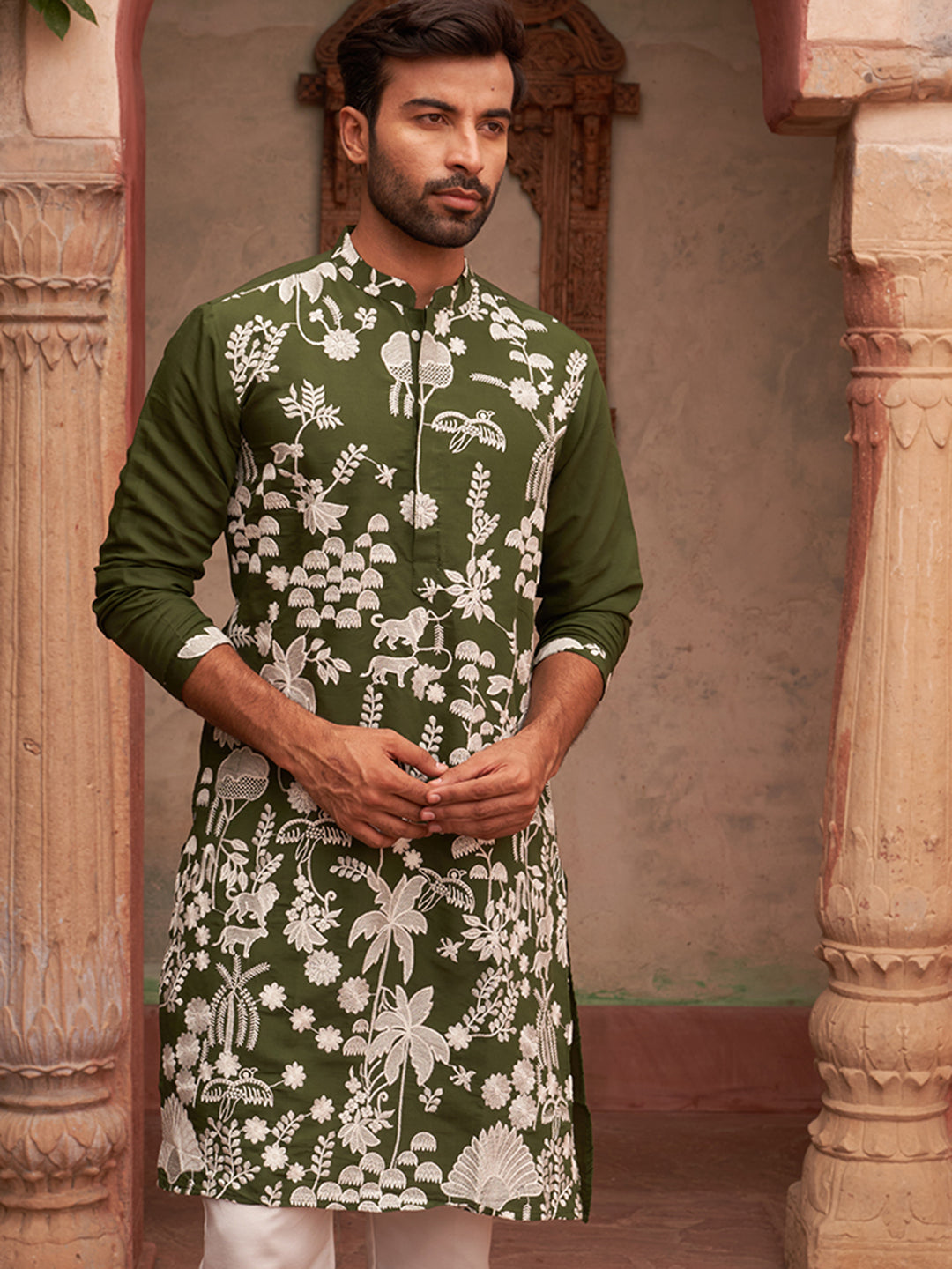 Embroidered Straight Kurtas.