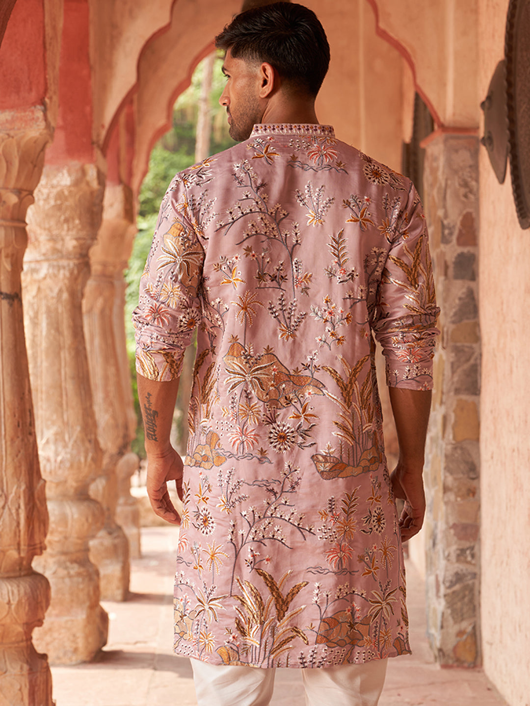 Floral Embroidered Straight Kurtas