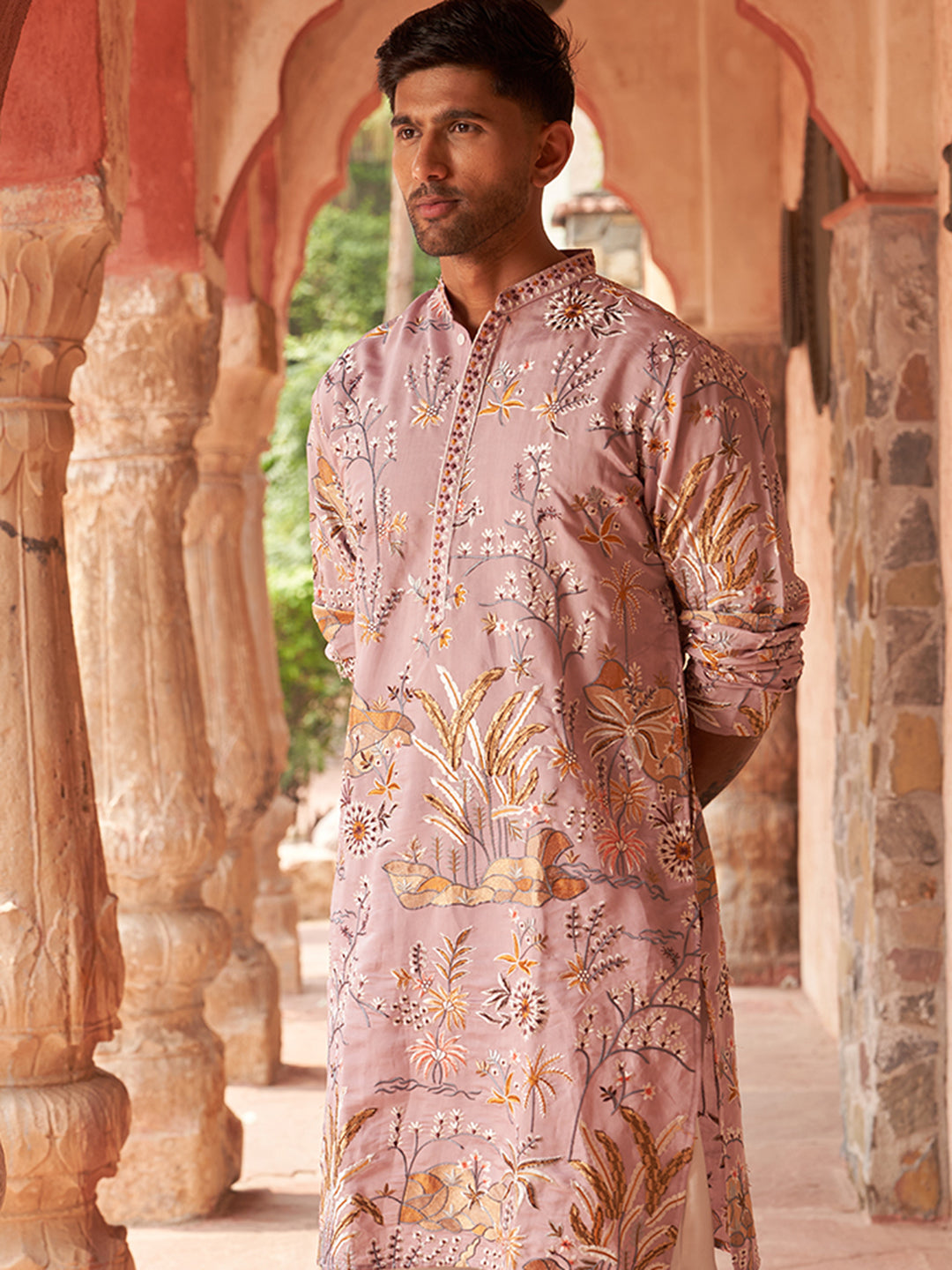 Floral Embroidered Straight Kurtas