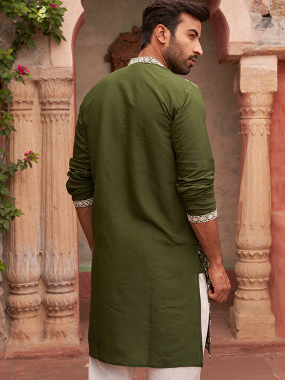Embroidered Kurtas For Men
