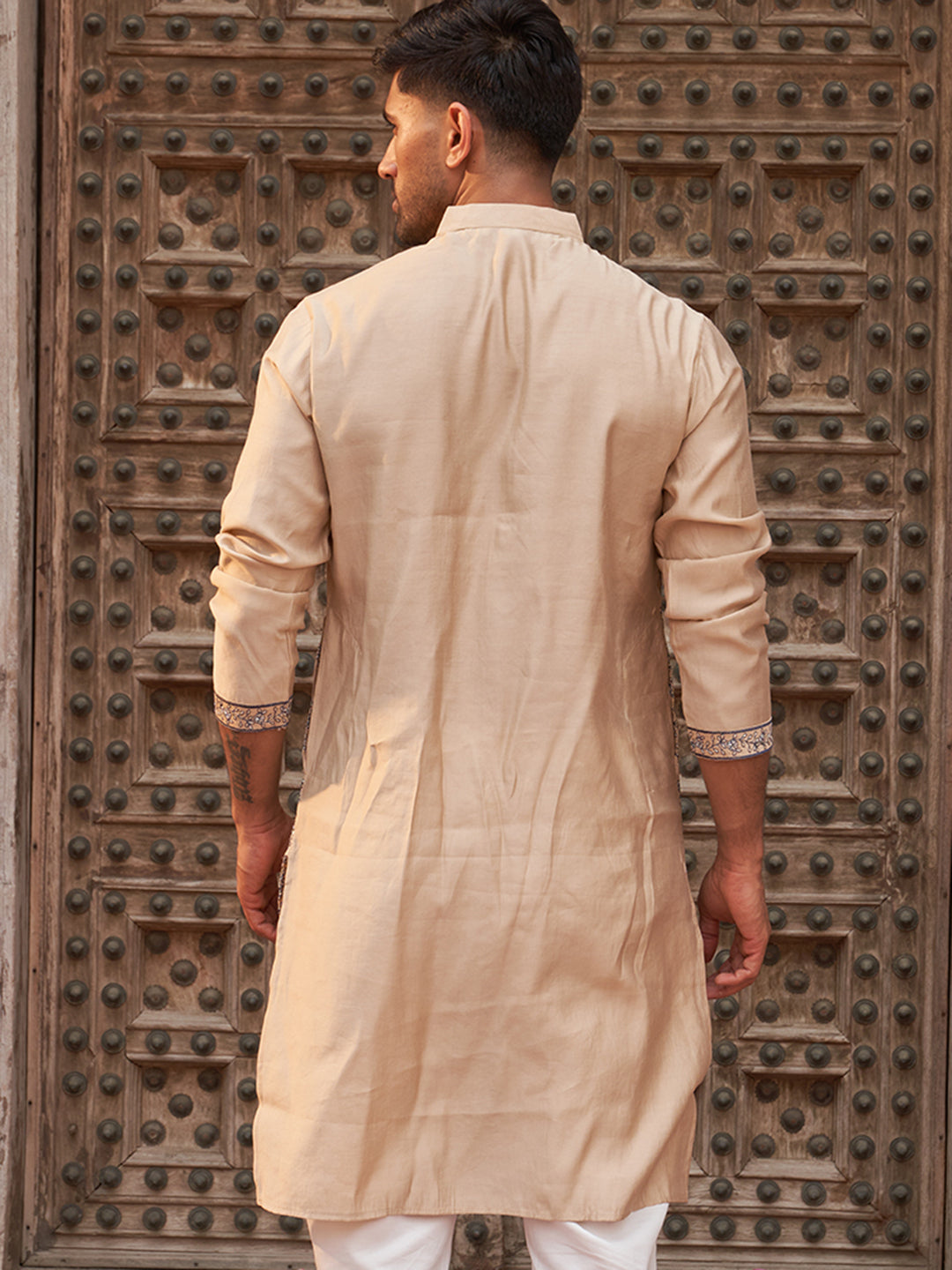 Embroidered &amp; Sequins Kurtas For Men