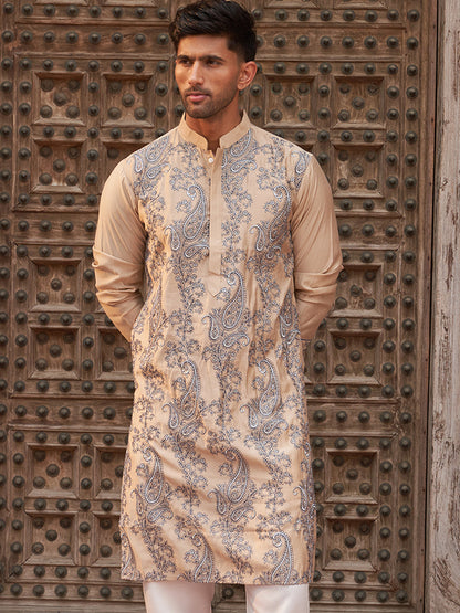 Embroidered & Sequins Kurtas For Men