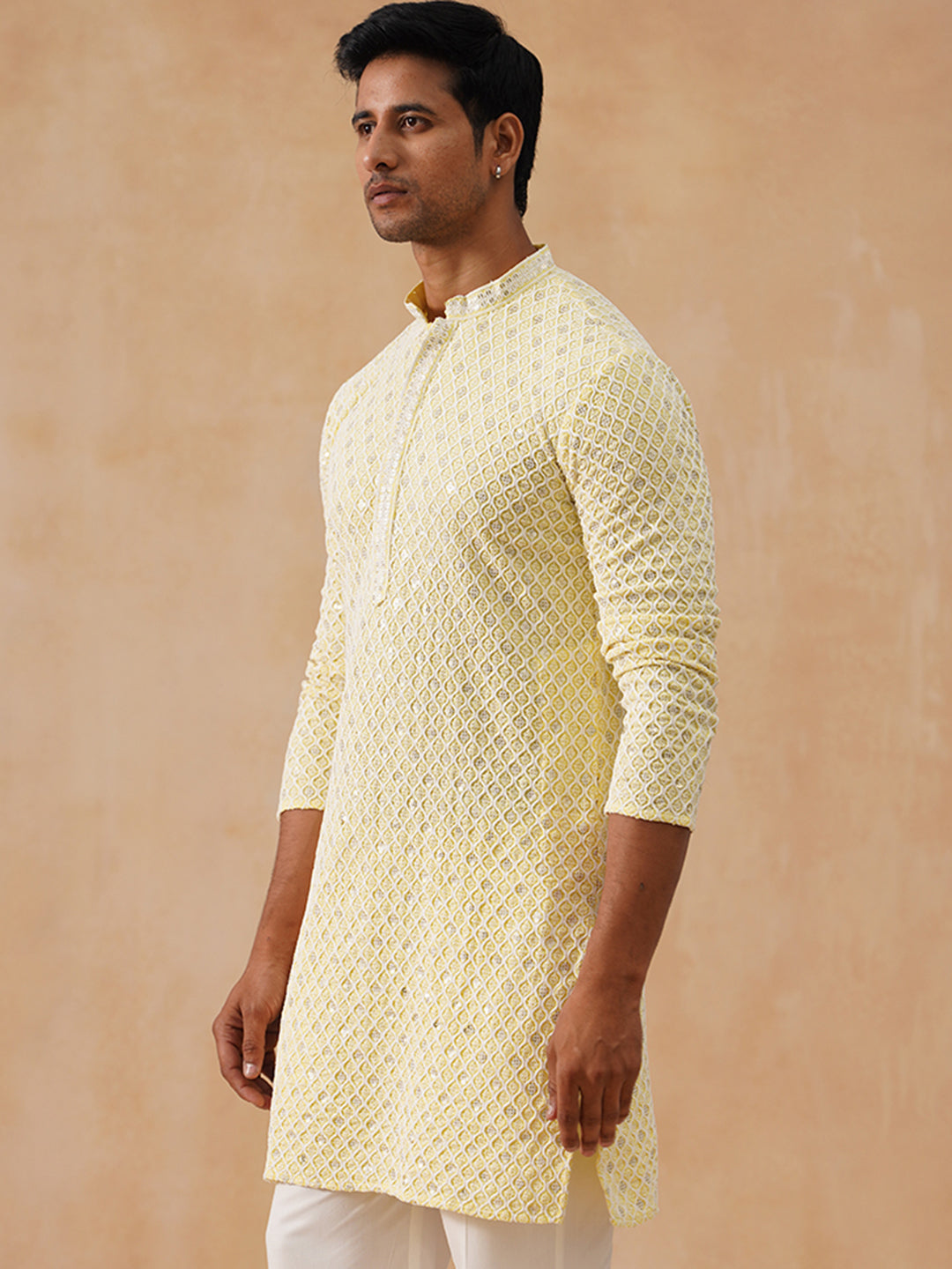 Viscose Rayon Embroidered Kurta
