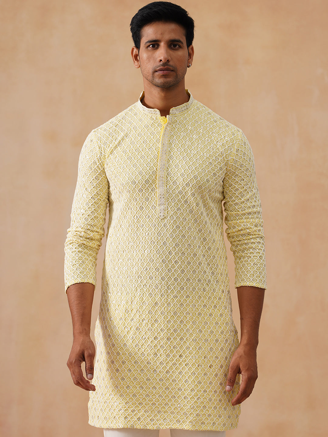 Viscose Rayon Embroidered Kurta