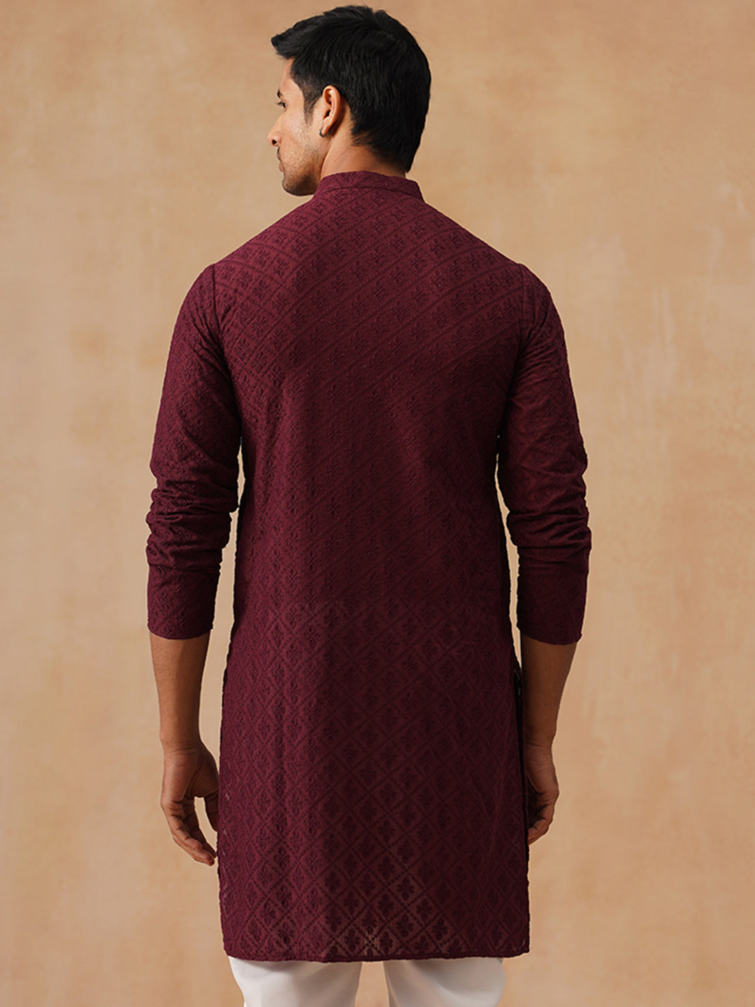 Pure Cotton  Embroidered Kurta
