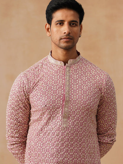 Viscose Rayon Embroidered Kurta