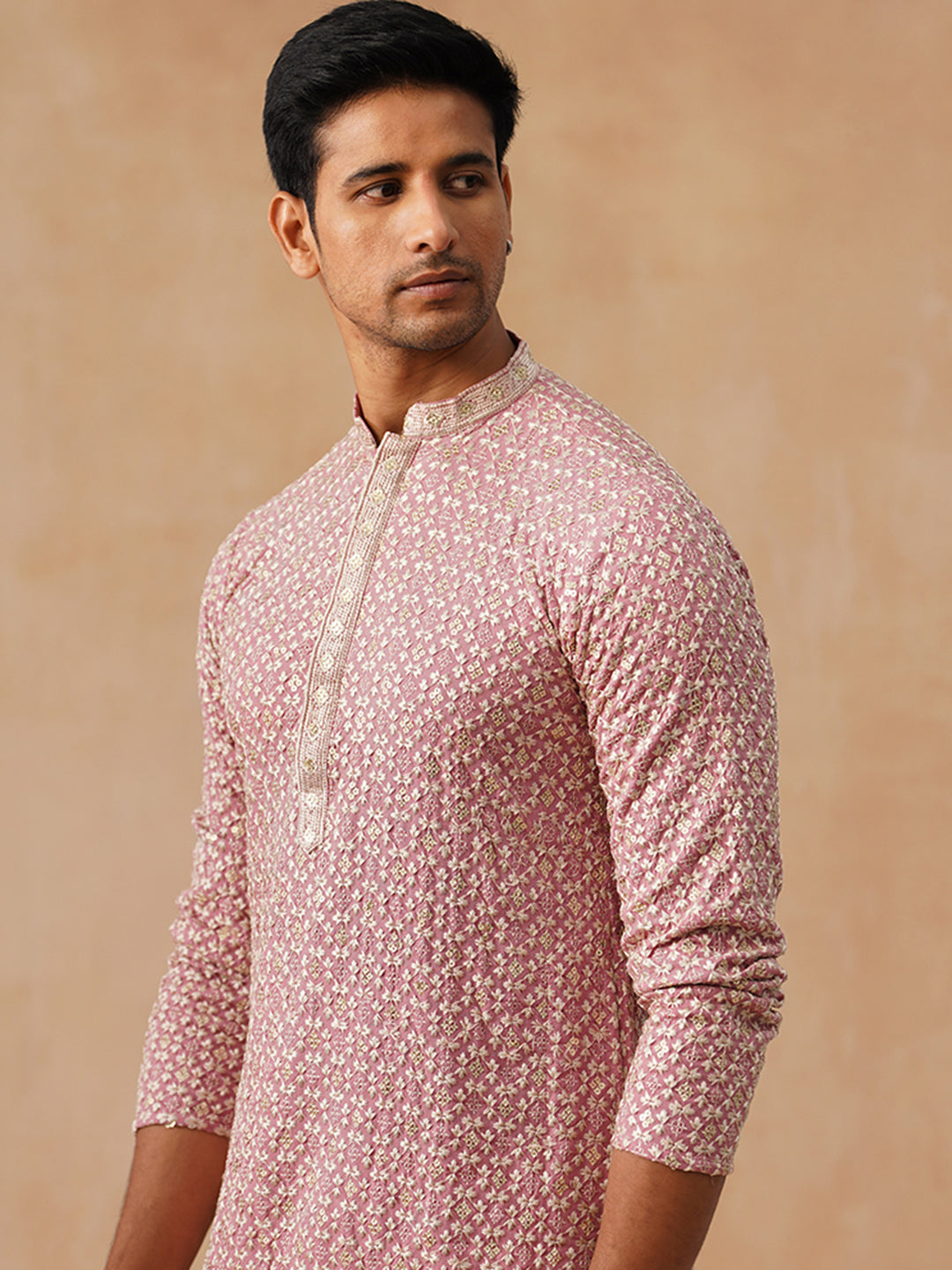 Viscose Rayon Embroidered Kurta
